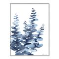 Picture of Navy Blue Eucalyptus II _GroupedProduct_Rectangle_Portrait_Canvas_Framed_
