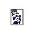 Picture of Blue Flower on White I _GroupedProduct_Rectangle_Portrait_Canvas_Framed_