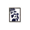 Picture of Blue Flower on White I _GroupedProduct_Rectangle_Portrait_Canvas_Framed_