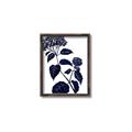 Picture of Blue Flower on White I _GroupedProduct_Rectangle_Portrait_Canvas_Framed_