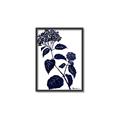 Picture of Blue Flower on White I _GroupedProduct_Rectangle_Portrait_Canvas_Framed_