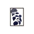Picture of Blue Flower on White I _GroupedProduct_Rectangle_Portrait_Canvas_Framed_