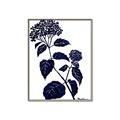Picture of Blue Flower on White I _GroupedProduct_Rectangle_Portrait_Canvas_Framed_