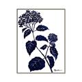 Picture of Blue Flower on White I _GroupedProduct_Rectangle_Portrait_Canvas_Framed_