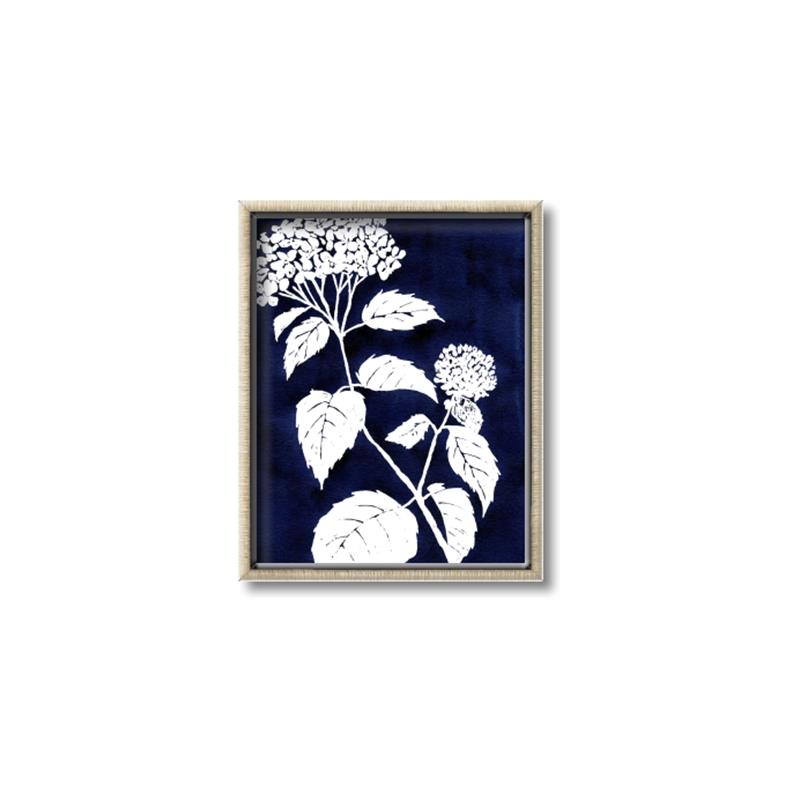 Picture of Flower on Blue II  _GroupedProduct_Rectangle_Portrait_Canvas_Framed_