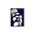 Picture of Flower on Blue II  _GroupedProduct_Rectangle_Portrait_Canvas_Framed_