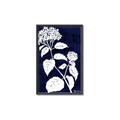 Picture of Flower on Blue II  _GroupedProduct_Rectangle_Portrait_Canvas_Framed_