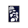 Picture of Flower on Blue II  _GroupedProduct_Rectangle_Portrait_Canvas_Framed_