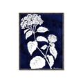 Picture of Flower on Blue II  _GroupedProduct_Rectangle_Portrait_Canvas_Framed_