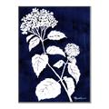 Picture of Flower on Blue II  _GroupedProduct_Rectangle_Portrait_Canvas_Framed_