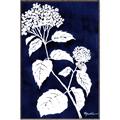 Picture of Flower on Blue II  _GroupedProduct_Rectangle_Portrait_Canvas_Framed_