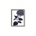 Picture of Blue Flower on White II  _GroupedProduct_Rectangle_Portrait_Canvas_Framed_