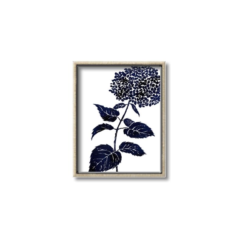 Picture of Blue Flower on White II  _GroupedProduct_Rectangle_Portrait_Canvas_Framed_