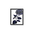 Picture of Blue Flower on White II  _GroupedProduct_Rectangle_Portrait_Canvas_Framed_