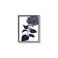 Picture of Blue Flower on White II  _GroupedProduct_Rectangle_Portrait_Canvas_Framed_