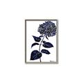 Picture of Blue Flower on White II  _GroupedProduct_Rectangle_Portrait_Canvas_Framed_