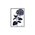 Picture of Blue Flower on White II  _GroupedProduct_Rectangle_Portrait_Canvas_Framed_