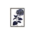 Picture of Blue Flower on White II  _GroupedProduct_Rectangle_Portrait_Canvas_Framed_