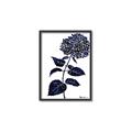 Picture of Blue Flower on White II  _GroupedProduct_Rectangle_Portrait_Canvas_Framed_