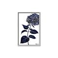 Picture of Blue Flower on White II  _GroupedProduct_Rectangle_Portrait_Canvas_Framed_