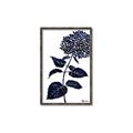 Picture of Blue Flower on White II  _GroupedProduct_Rectangle_Portrait_Canvas_Framed_