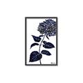 Picture of Blue Flower on White II  _GroupedProduct_Rectangle_Portrait_Canvas_Framed_