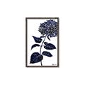 Picture of Blue Flower on White II  _GroupedProduct_Rectangle_Portrait_Canvas_Framed_