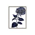 Picture of Blue Flower on White II  _GroupedProduct_Rectangle_Portrait_Canvas_Framed_