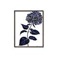 Picture of Blue Flower on White II  _GroupedProduct_Rectangle_Portrait_Canvas_Framed_