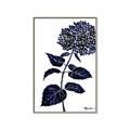 Picture of Blue Flower on White II  _GroupedProduct_Rectangle_Portrait_Canvas_Framed_
