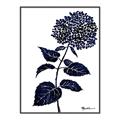 Picture of Blue Flower on White II  _GroupedProduct_Rectangle_Portrait_Canvas_Framed_
