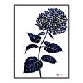 Picture of Blue Flower on White II  _GroupedProduct_Rectangle_Portrait_Canvas_Framed_