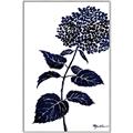 Picture of Blue Flower on White II  _GroupedProduct_Rectangle_Portrait_Canvas_Framed_