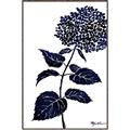 Picture of Blue Flower on White II  _GroupedProduct_Rectangle_Portrait_Canvas_Framed_