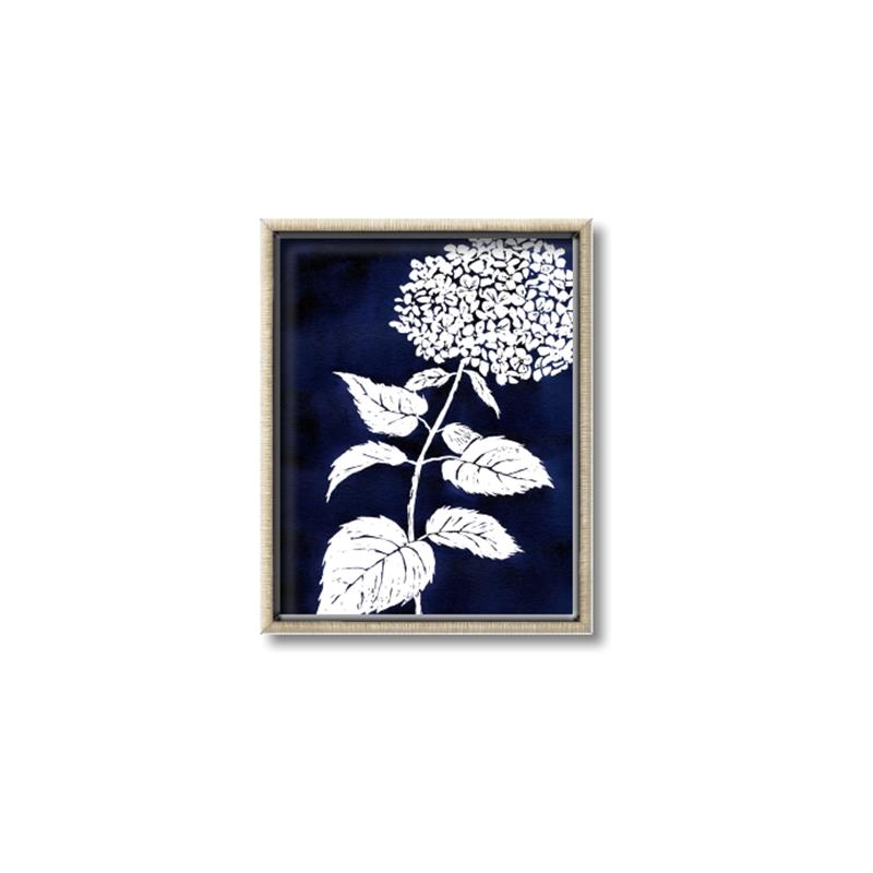Picture of Flower on Blue I _GroupedProduct_Rectangle_Portrait_Canvas_Framed_