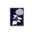 Picture of Flower on Blue I _GroupedProduct_Rectangle_Portrait_Canvas_Framed_