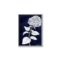 Picture of Flower on Blue I _GroupedProduct_Rectangle_Portrait_Canvas_Framed_
