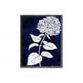 Picture of Flower on Blue I _GroupedProduct_Rectangle_Portrait_Canvas_Framed_