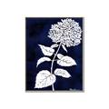 Picture of Flower on Blue I _GroupedProduct_Rectangle_Portrait_Canvas_Framed_
