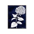 Picture of Flower on Blue I _GroupedProduct_Rectangle_Portrait_Canvas_Framed_