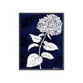 Picture of Flower on Blue I _GroupedProduct_Rectangle_Portrait_Canvas_Framed_