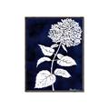 Picture of Flower on Blue I _GroupedProduct_Rectangle_Portrait_Canvas_Framed_