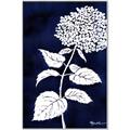 Picture of Flower on Blue I _GroupedProduct_Rectangle_Portrait_Canvas_Framed_