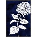 Picture of Flower on Blue I _GroupedProduct_Rectangle_Portrait_Canvas_Framed_