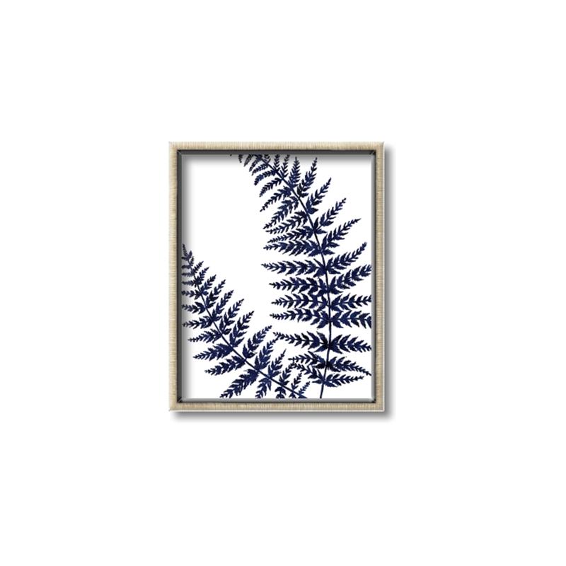Picture of Fern on white  II _GroupedProduct_Rectangle_Portrait_Canvas_Framed_