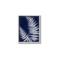 Picture of Fern on blue II _GroupedProduct_Rectangle_Portrait_Canvas_Framed_