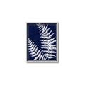 Picture of Fern on blue II _GroupedProduct_Rectangle_Portrait_Canvas_Framed_
