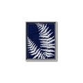 Picture of Fern on blue II _GroupedProduct_Rectangle_Portrait_Canvas_Framed_