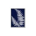 Picture of Fern on blue II _GroupedProduct_Rectangle_Portrait_Canvas_Framed_