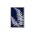 Picture of Fern on blue II _GroupedProduct_Rectangle_Portrait_Canvas_Framed_